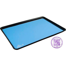 Desco Industries Inc 66326 Desco Statfree UC2™ 66326 Dissipative Dual Layer Rubber Tray Liner 16"D x 24"W - Sky Blue image.