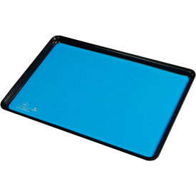 Desco Industries Inc 66464 Desco Statfree T2 Plus™ 66464 Dissipative Rubber Tray Liner 16"W x 24"D - Blue image.