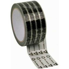 Desco Industries Inc 81230 ESD Tape Clear With Symbols 2" x 72 Yds 3" Paper Core image.