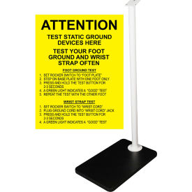 Desco Industries Inc 98254 Desco Foot Ground Stand for Use with Combo Tester image.