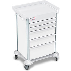 Cardinal Scale Mfg/Detecto Scale Co 2000151 Detecto® MobileCare Keyed Lock Cart, 27"W x 27"D x 39"H, White image.