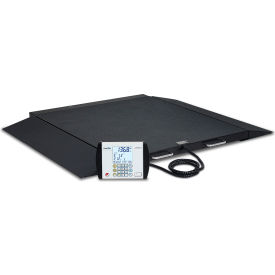 Cardinal Scale Mfg/Detecto Scale Co 6500-AC Detecto® Digital Wheelchair Scale, Portable, AC Adapter, 1000 lb. Cap., 32"L x 36"W Platform image.