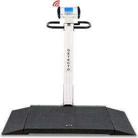 Cardinal Scale Mfg/Detecto Scale Co 6550-AC Detecto® Digital Wheelchair Scale, AC Adapter, 1000 lb. Cap., 32"L x 36"W Platform image.