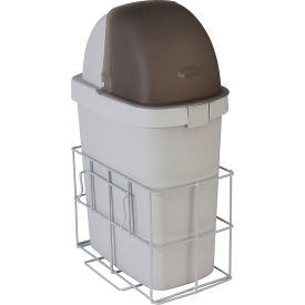 Cardinal Scale Mfg/Detecto Scale Co CARCWB Detecto® Waste Bin with Accessory Rail For Rescue Anesthesiology Loaded Carts image.