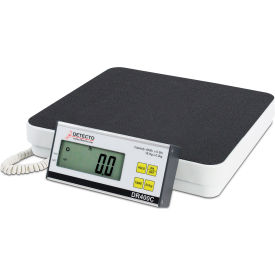 Cardinal Scale Mfg/Detecto Scale Co DR400C Detecto® Digital Healthcare Scale, 400 lb. Cap., 12"L x 12"W Platform image.