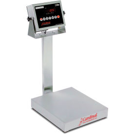 Cardinal Scale Mfg/Detecto Scale Co EB-150-205 Detecto® Electronic Bench Scale, Stainless Steel, 150 lb. Cap., 16"L x 14"W Platform image.
