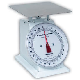 Cardinal Scale Mfg/Detecto Scale Co T10 Detecto T10 Top Load Scale 10lb x 1oz Enamel Finish W/ 8" Fixed Dial, 9" x 9" Stainless Platform image.