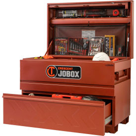 Crescent® JOBOX Site-Vault Heavy Duty Chest with Drawer 20 Cu. Ft. Brown 