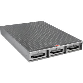 Crescent JOBOX 3 Drawer Heavy-Duty Aluminum Floor Storage 36""W x 6""H x 50""L