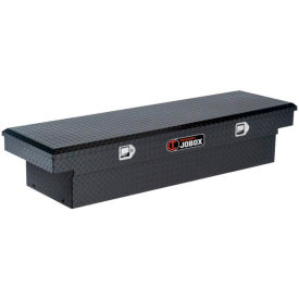 Crescent JOBOX Black Aluminum Low-Profile Single Lid for Full Size Trucks