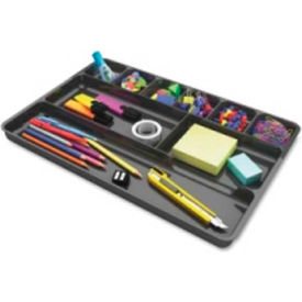 Deflecto 38104 Deflect-o® Desk Drawer Organizer 14" x 9" Black image.