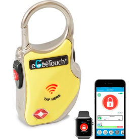 eGeeTouch® 3rd Generation Smart TSA Travel Padlock Yellow