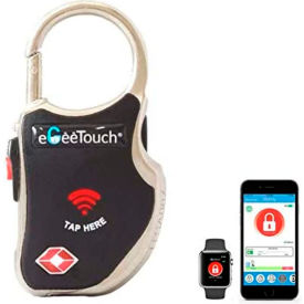 eGeeTouch® 3rd Generation Smart TSA Travel Padlock Black