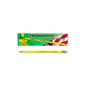 Dixon 13884 Dixon Ticonderoga Yellow Pencil, Woodcase, #4, Black Lead, 12-Pack image.