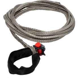 FUSION TOOLS 20-0250025 LockJaw® Synthetic Winch Line w/ Integrated Shackle, 1/4" Dia. x 25L image.