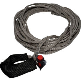 FUSION TOOLS 20-0250040 LockJaw® Synthetic Winch Line w/ Integrated Shackle, 1/4" Dia. x 40L image.