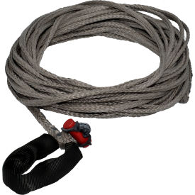 FUSION TOOLS 20-0250075 LockJaw® Synthetic Winch Line w/ Integrated Shackle, 1/4" Dia. x 75L image.