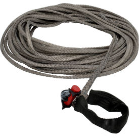 FUSION TOOLS 20-0250100 LockJaw® Synthetic Winch Line w/ Integrated Shackle, 1/4" Dia. x 100L image.