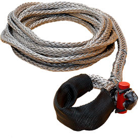 FUSION TOOLS 20-0375025 LockJaw® Synthetic Winch Line w/ Integrated Shackle, 3/8" Dia. x 25L image.