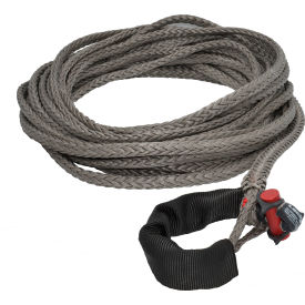 FUSION TOOLS 20-0375050 LockJaw® Synthetic Winch Line w/ Integrated Shackle, 3/8" Dia. x 50L image.