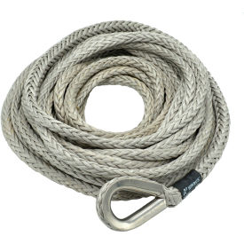 Nimbus™ Synthetic Winch Line with Stainless Steel Thimble 3/8"" Dia. x 100L