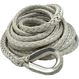 Nimbus™ Synthetic Winch Line Extension with SS Thimble & Kevlar Tail 1/2"" Dia. x 75L