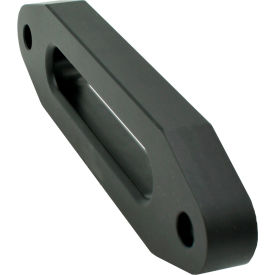 LockJaw® 4-7/8" Wide Aluminum Fairlead for Synthetic Winch Lines Black 