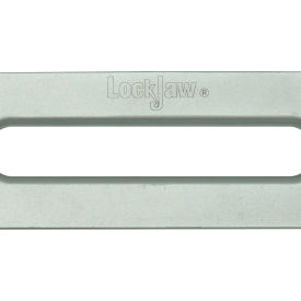 LockJaw® 6" Wide Aluminum Fairlead for Synthetic Winch Lines Silver 