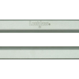 LockJaw® 10" Wide Aluminum Fairlead for Synthetic Winch Lines Silver 