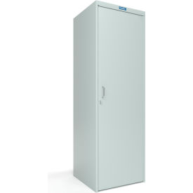 Global Industrial™ 1-Tier 1 Door Heavy Duty Locker 24"W x 24"D x 74"H Gray All-Welded