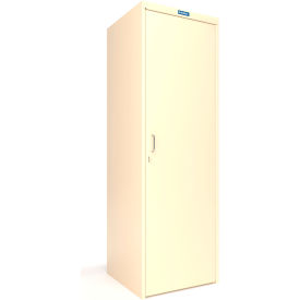Global Industrial™ 1-Tier 1 Door Heavy Duty Locker 24"W x 24"D x 74"H Putty All-Welded