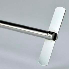 SCILOGEX Straight Stirrer 18900072, 316L Stainless Steel, Use with OS20/OS40 Overhead Stirrers