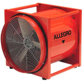 Allegro Industries High Output Axial Blower, 7500 CFM, 2 HP