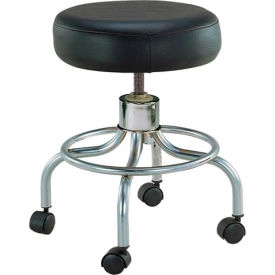 Drive Medical 13034 Drive Medical 13034 Deluxe Wheeled Round Stool, 14" Seat, 17.5"-24" Adjustable Height image.