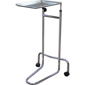 Drive Medical 13045 Double Post Mayo Instrument Stand, Adjustable Height 32.5