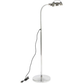 Drive Medical 13408 Drive Medical Goose Neck Exam Lamp 13408, Dome-Style Shade, Chrome image.