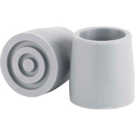 Drive Medical RTL10386GB Drive Medical RTL10386GB Utility Walker Replacement Tip, 1-1/8", Gray, 1 Each image.