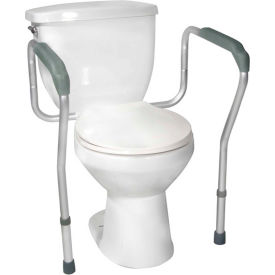 Drive Medical RTL12000 Drive Medical Toilet Safety Frame RTL12000, 300 Lbs. Capacity, White image.