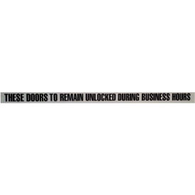 Signs Office And Facility Signs Door Decal These Doors To