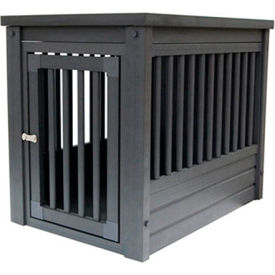 Dogipot 1702-L DOGIPOT® Two-In-One Table Dog Crate, Large, Espresso image.
