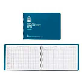 Dome® Home Budget Book 10-1/2"" x 7-3/8"" Teal Cover