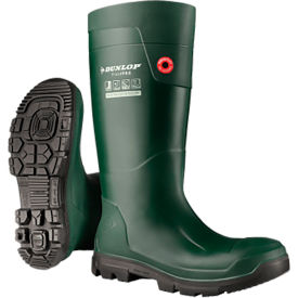 Dunlop® FieldPro Purofort® Boots Plain Toe 15""H Size 10 Green