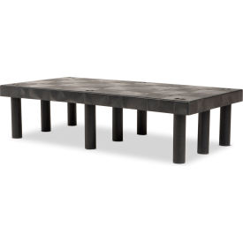 Dunnage-Rack, Solid Top, 48"W x 24"D x 12"H, Black view 2
