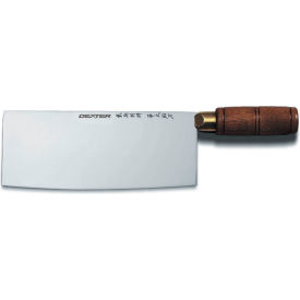 Dexter Russell Inc 8110 Dexter Russell 08110 - Chinese Chefs Knife, High Carbon Steel, Stamped, 8"L image.