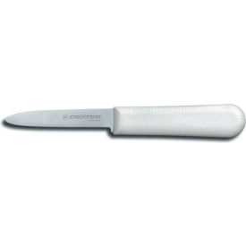 Dexter Russell Inc 10443 Dexter Russell 10443 - Clam Knife, High Carbon Steel, Stamped, White Handle, 3"L image.