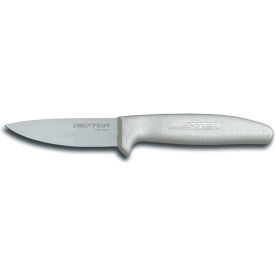 Dexter Russell Inc 15313 Dexter Russell 15313 - Vegetable/Utility Knife, High Carbon Steel, Stamped, White Handle, 3-1/2"L image.