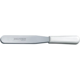Dexter Russell Inc S284-6 Dexter Russell S284-6 - Spatula High Carbon Steel, White handle image.