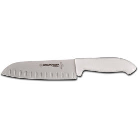 Dexter Russell Inc 24503 Dexter Russell 24503 - Duo-Edge Santoku Style Cooks Knife, High Carbon Steel, Stamped, 7"L image.