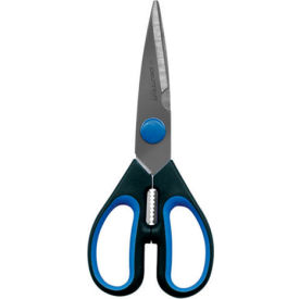 Dexter Russell Inc 25353 Dexter Russell 25353 - Poultry/Kitchen Shears, High Carbon Steel, Black/Blue Handle, 4"L image.