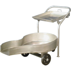 DC Tech, Inc. TK101012 DC Tech TK101012 - Beef Paunch Truck With Pluck Pan, Stainless Steel, 70" x 34" x 37" image.
